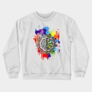 Mandala art design Crewneck Sweatshirt